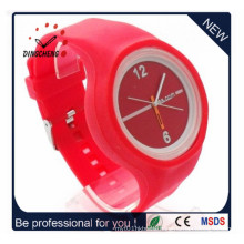 Wholesale Charm Red Silicone Quartz Watch (DC-965)